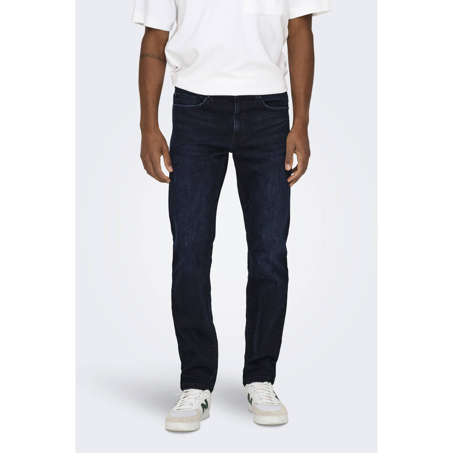 ONLY & SONS regular fit jeans dark blue denim