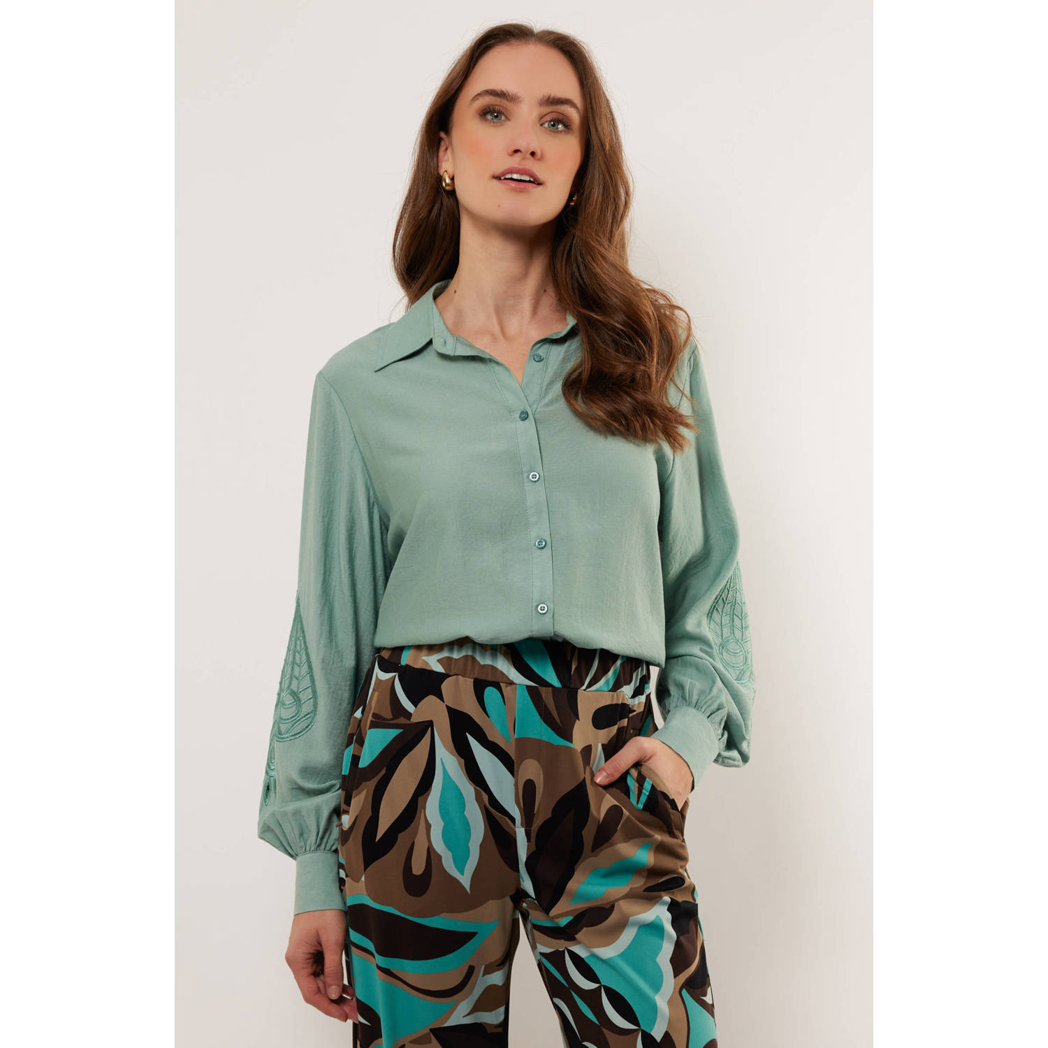 G-maxx blouse lichtblauw