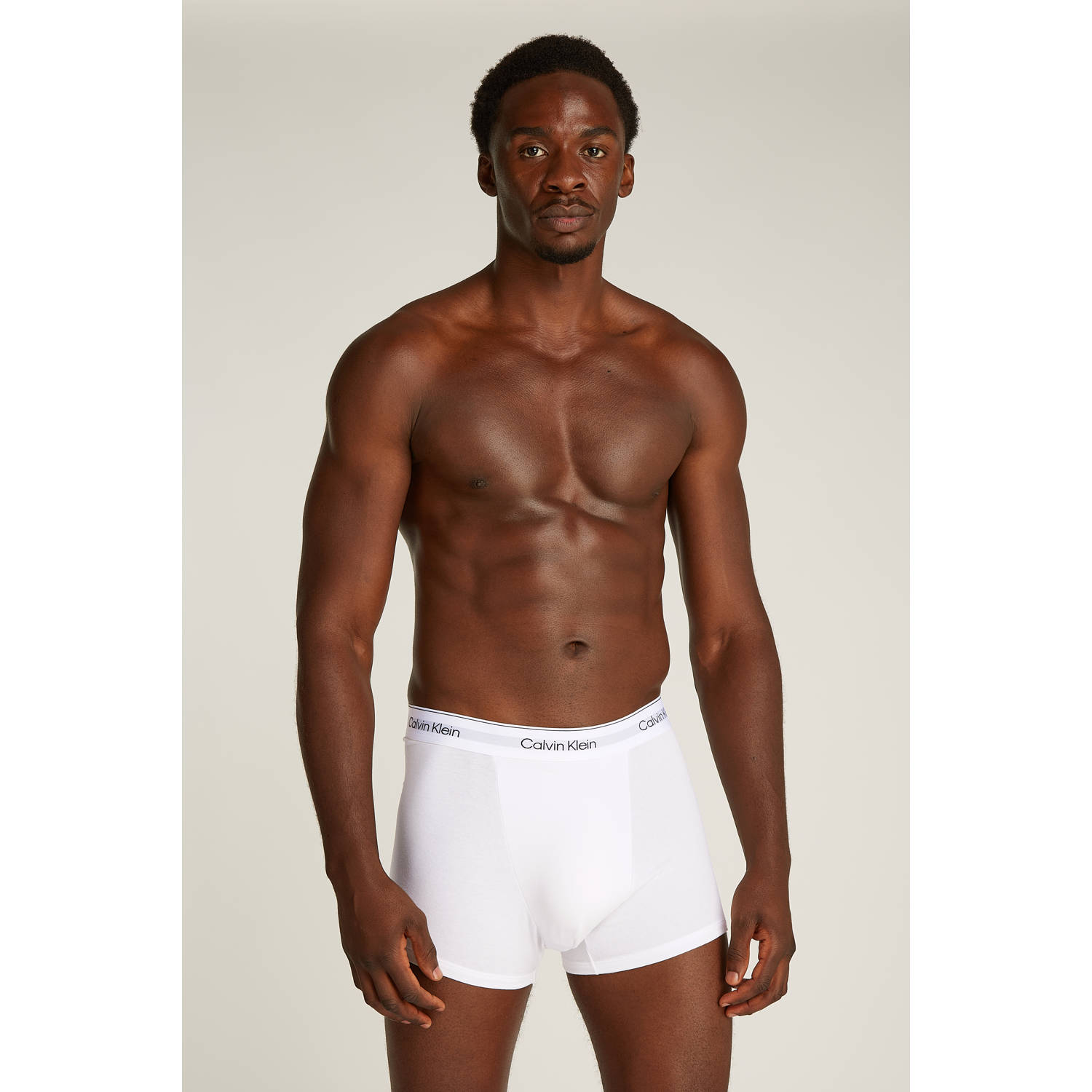 Calvin Klein Underwear Broek met elastische band met logo in een set van 3 stuks