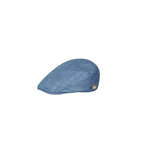 Barts linnen flatcap Jarvis blauw afbeelding