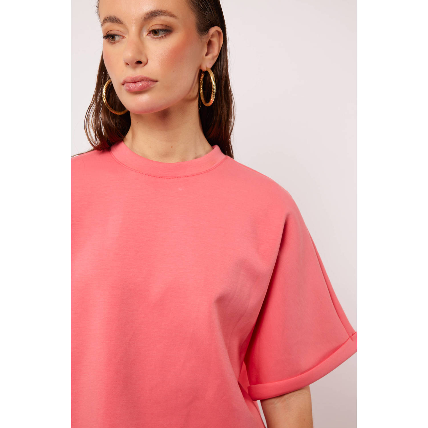 FLURESK T-shirt roze