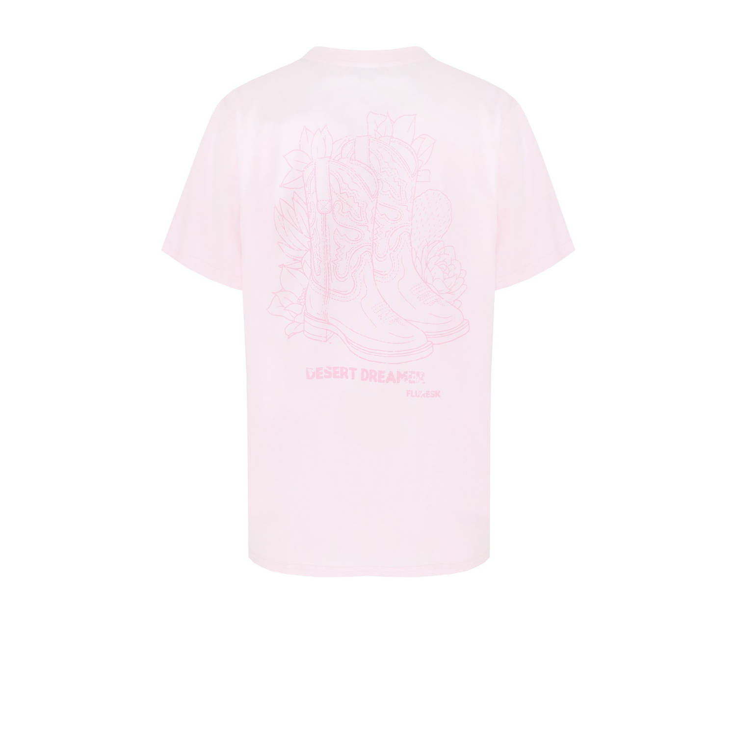 FLURESK T-shirt lichtroze