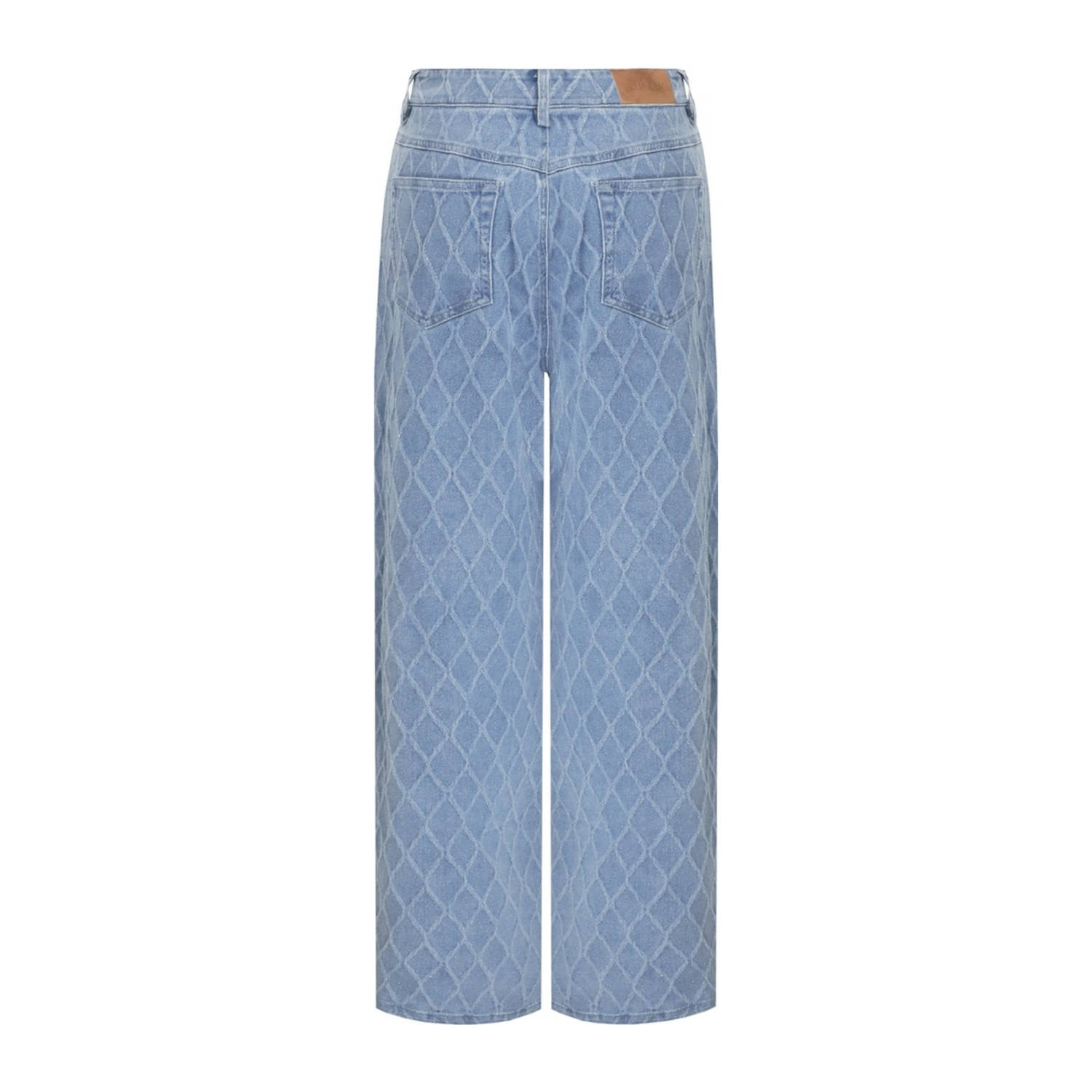 FLURESK wide leg jeans light blue denim