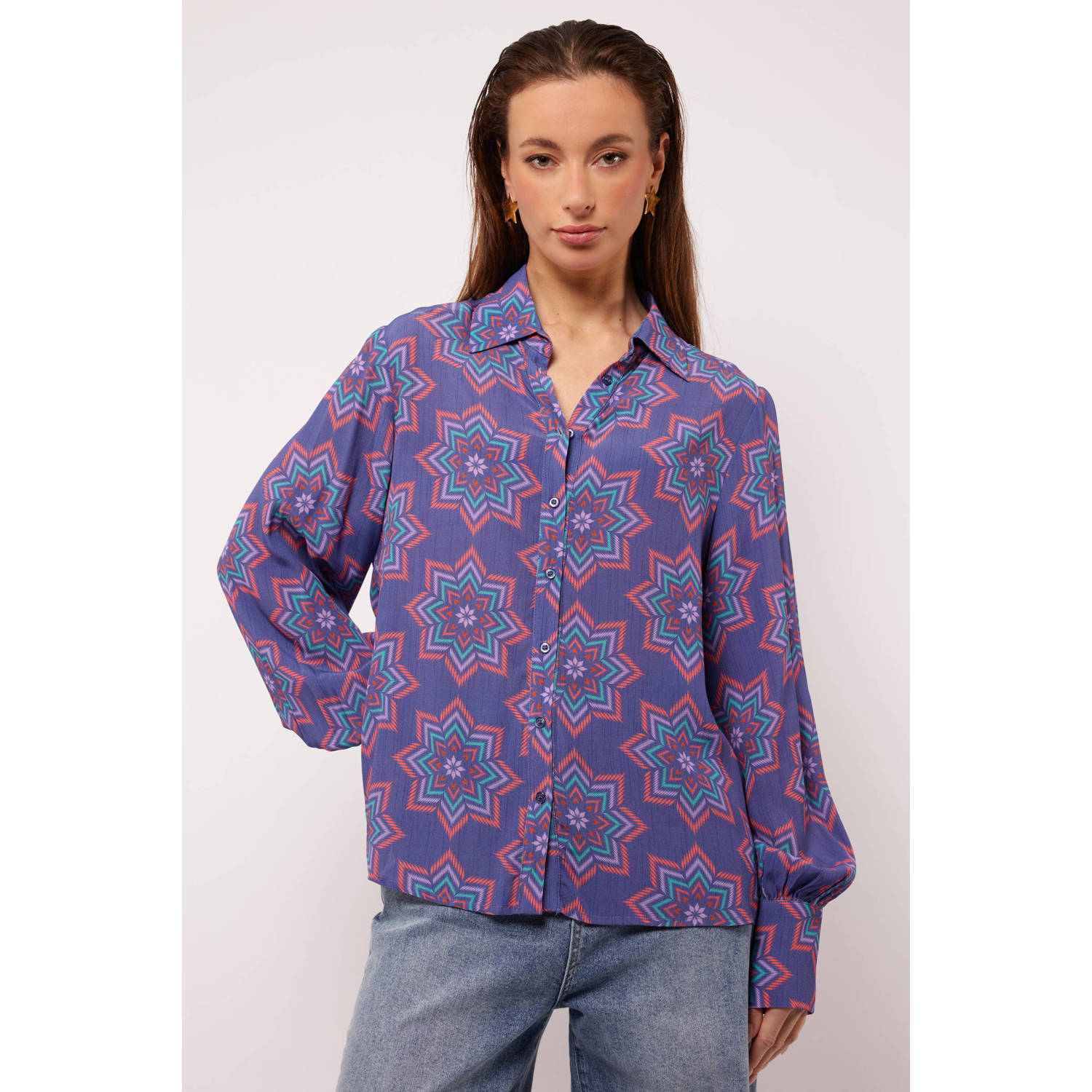 FLURESK blouse paars