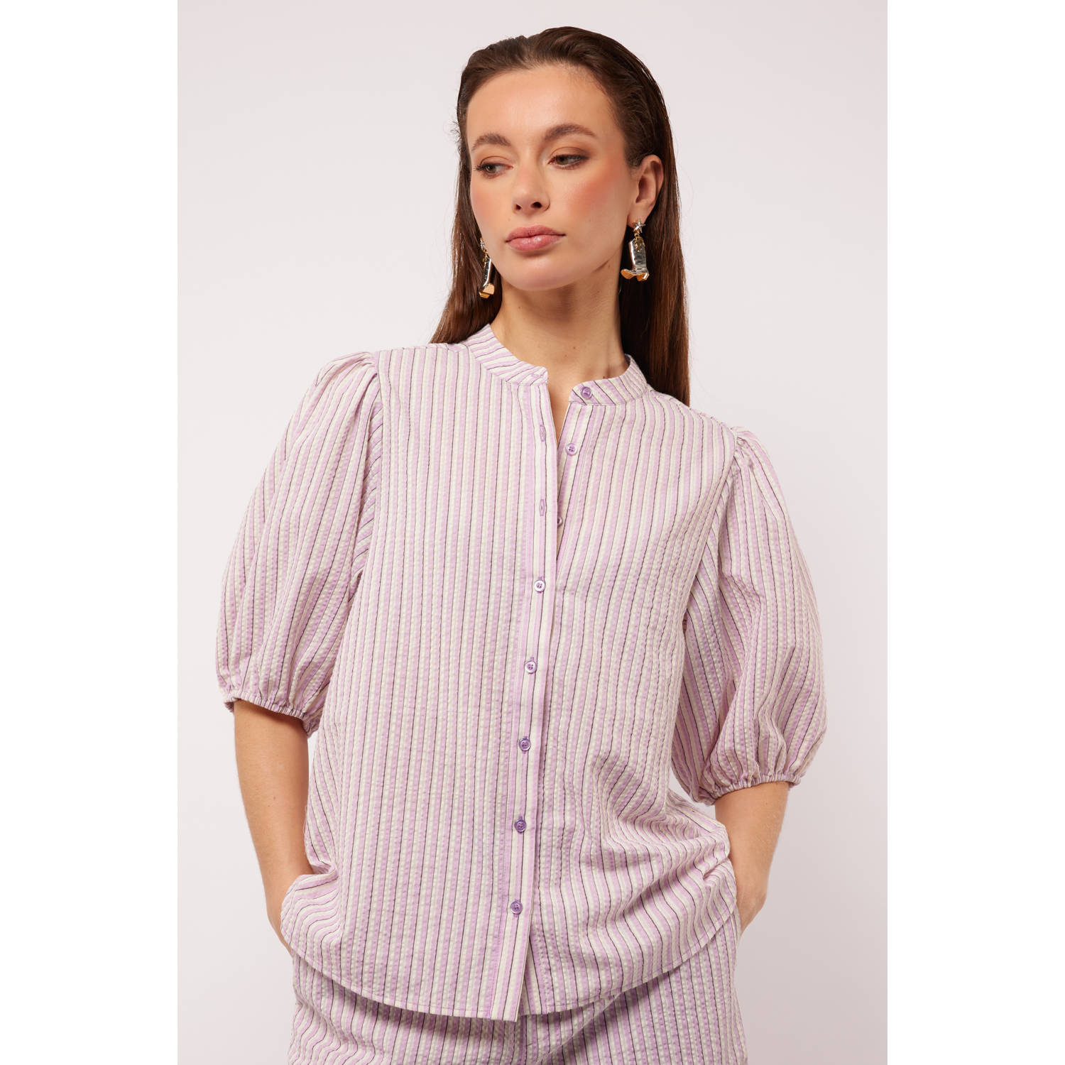 FLURESK blouse lila