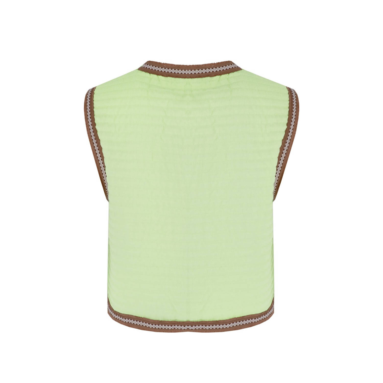 FLURESK gilet mintgroen