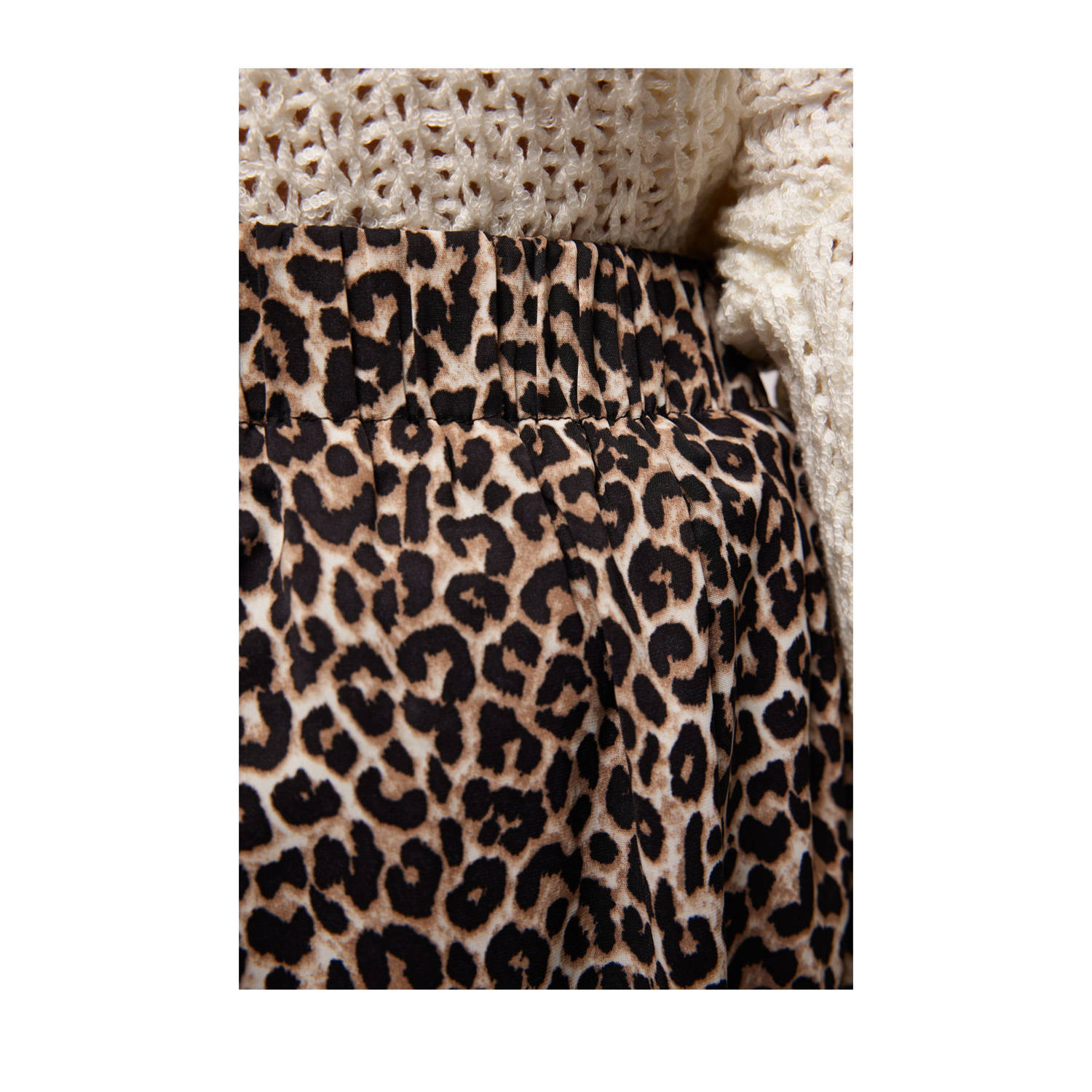 FLURESK maxi rok bruin