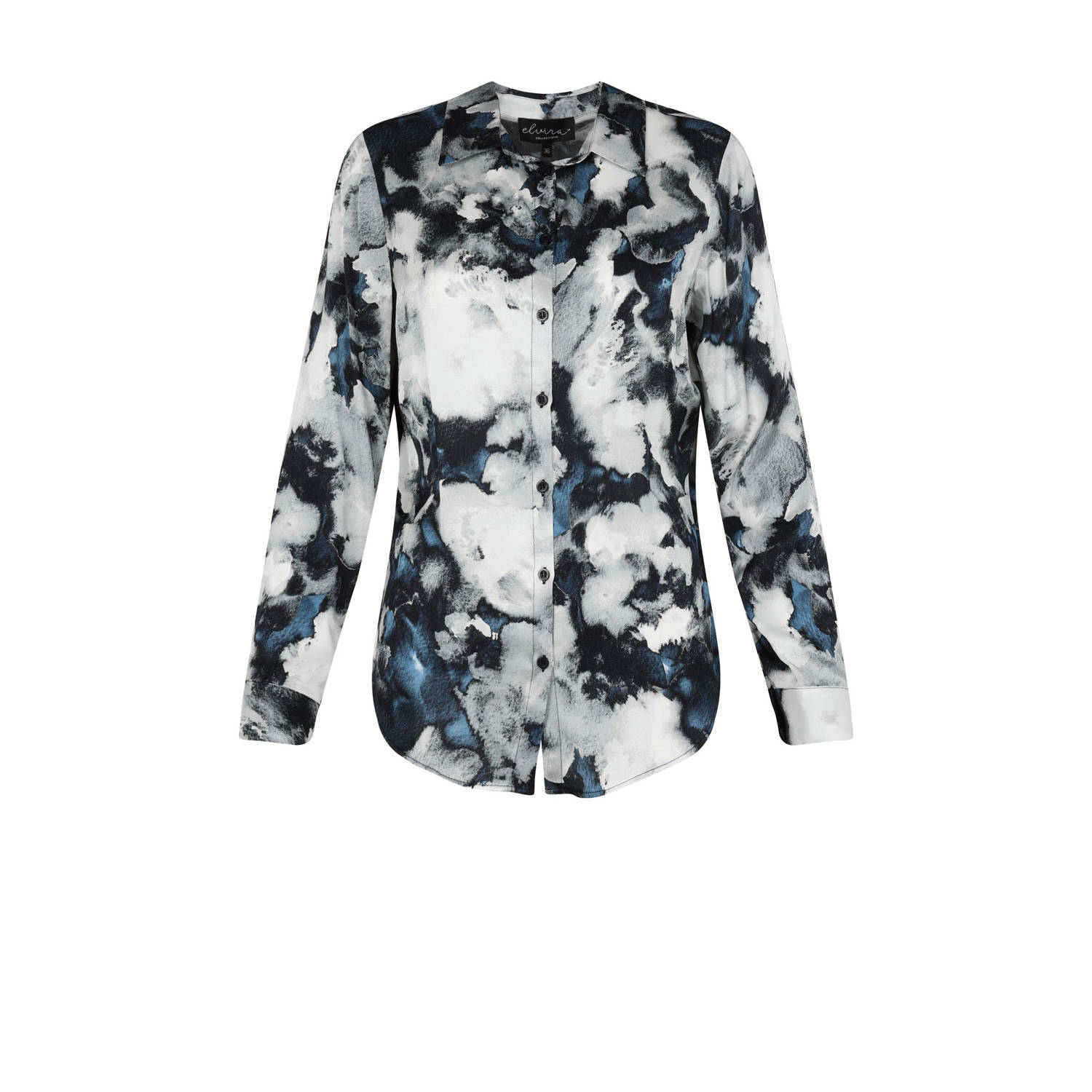 Elvira Collections blouse grijsblauw