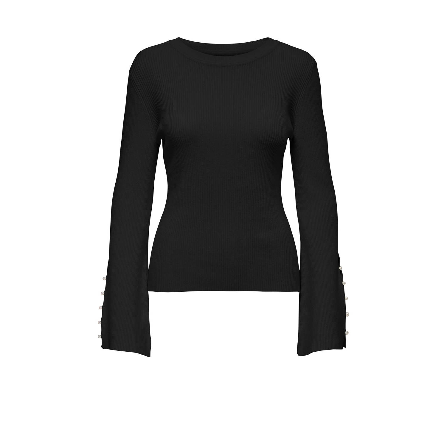 Only Zwarte Viscose Tops & T-Shirt Collectie Black Dames