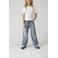 KIDS ONLY GIRL wide leg regular waist jeans light blue denim