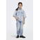KIDS ONLY GIRL wide leg regular waist jeans light blue denim