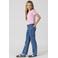 KIDS ONLY GIRL wide leg jeans KOGJUICY pink hearts