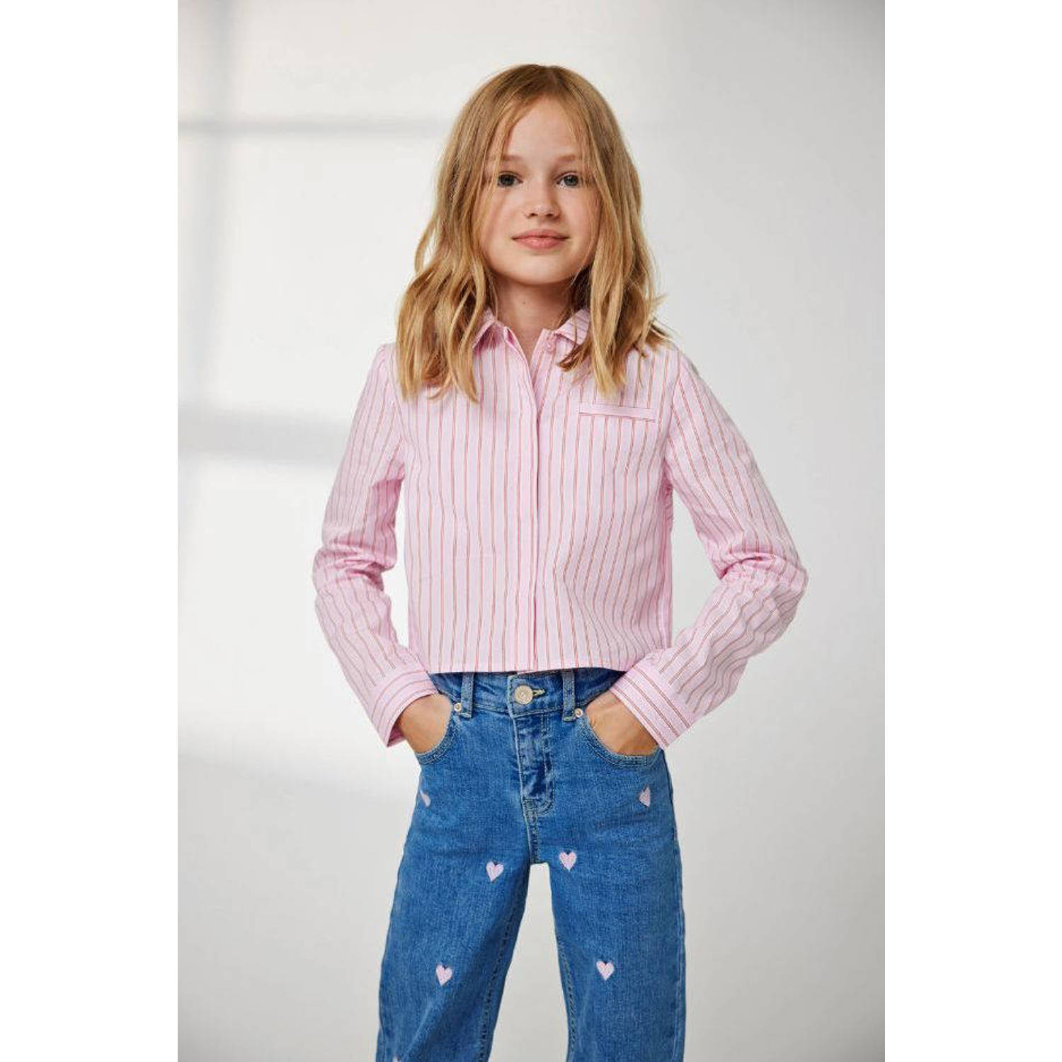 ONLY KIDS GIRL wide leg jeans KOGJUICY Light blue denim