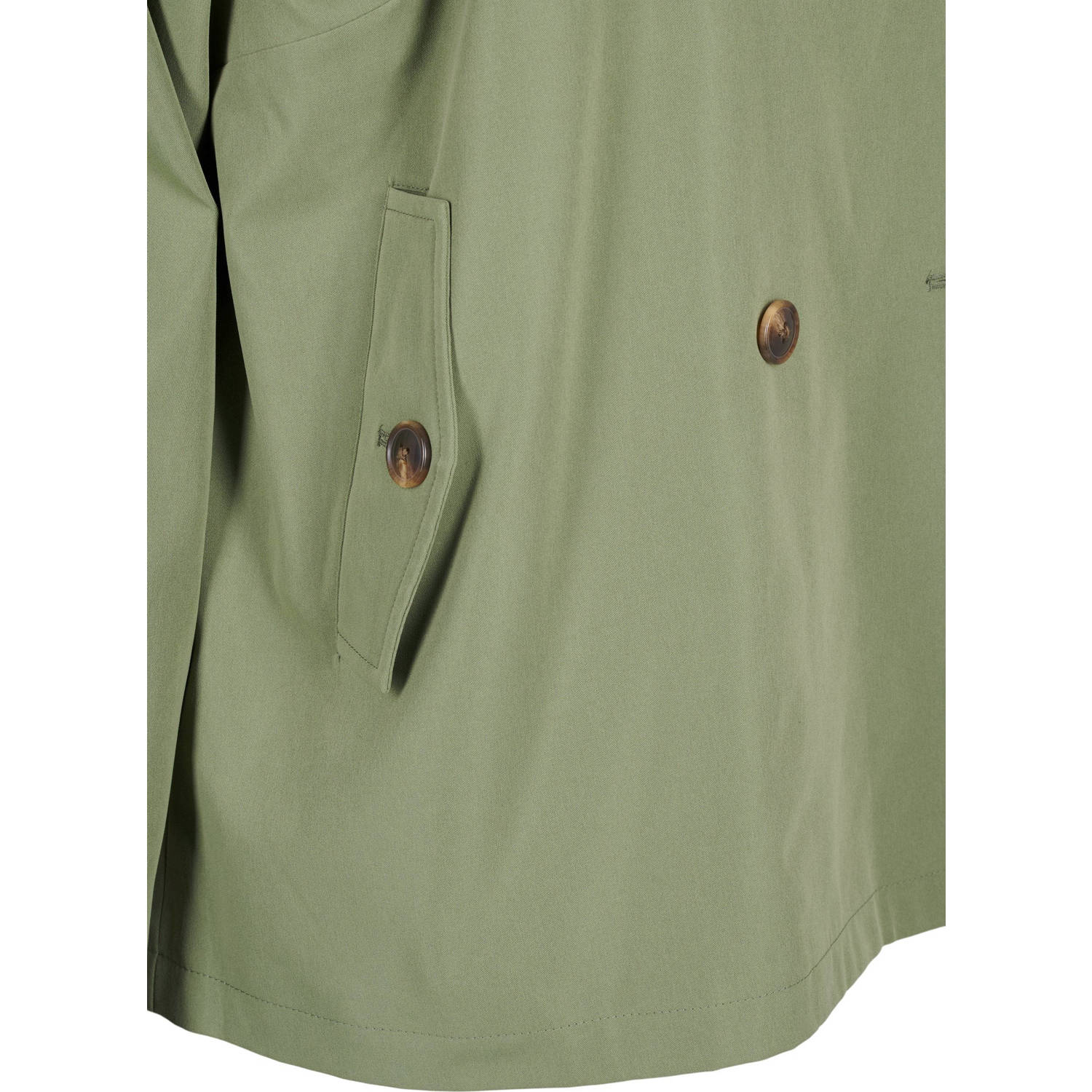 Zizzi trenchcoat groen