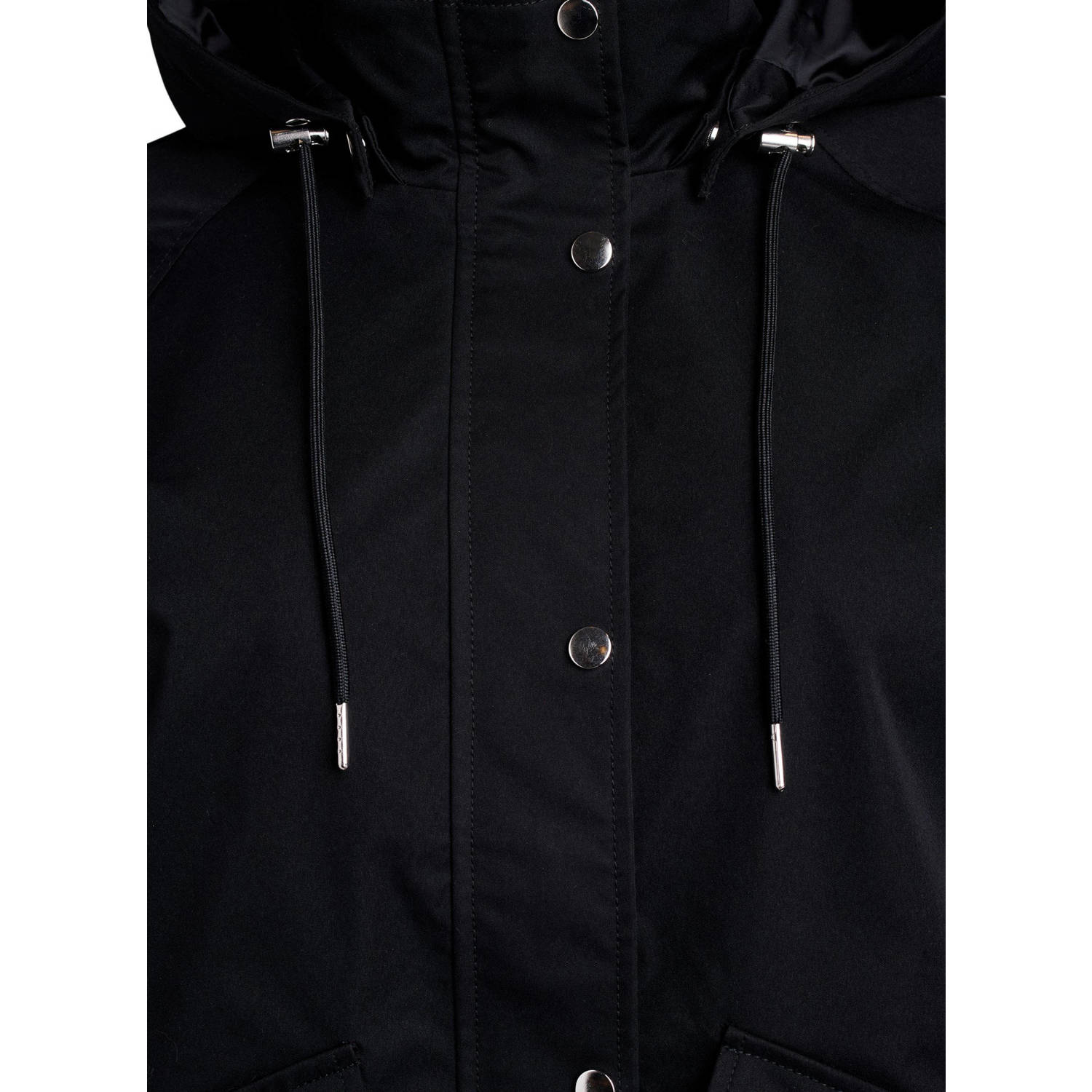 Zizzi parka zwart