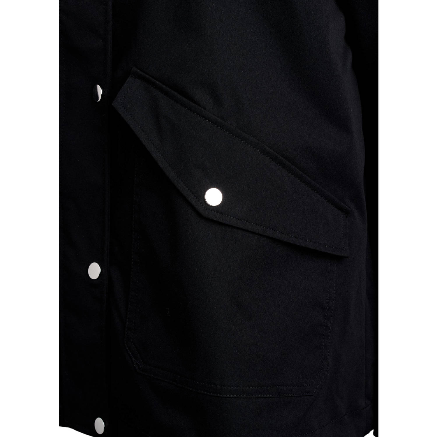 Zizzi parka zwart