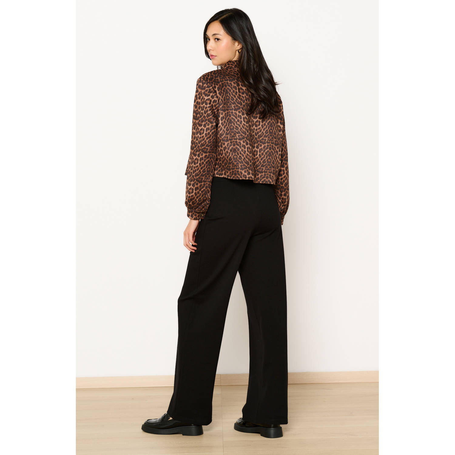 LOLALIZA wide leg zwart