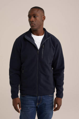 fleecevest donkerblauw