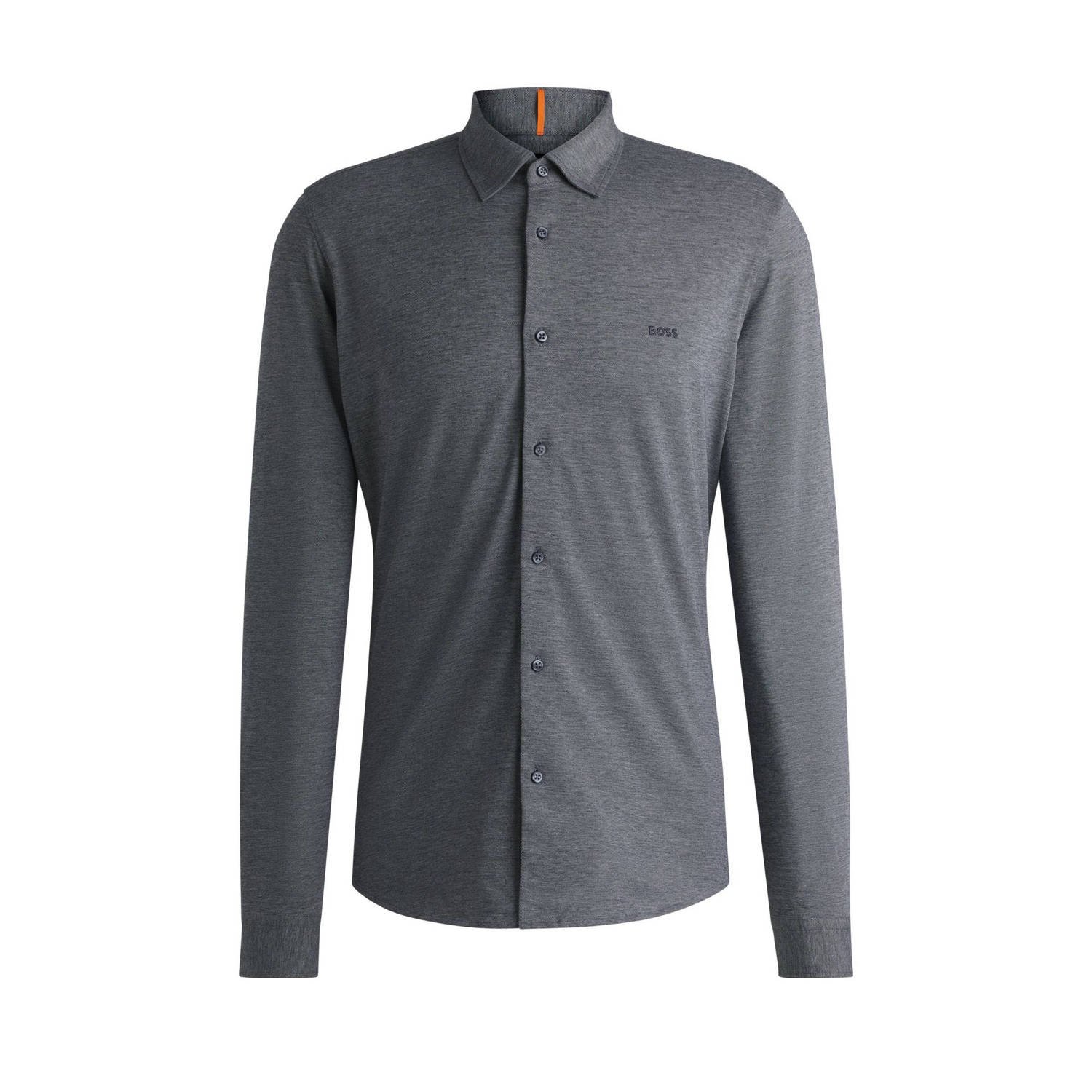 BOSS ORANGE Heren Overhemden Mysoft Grijs