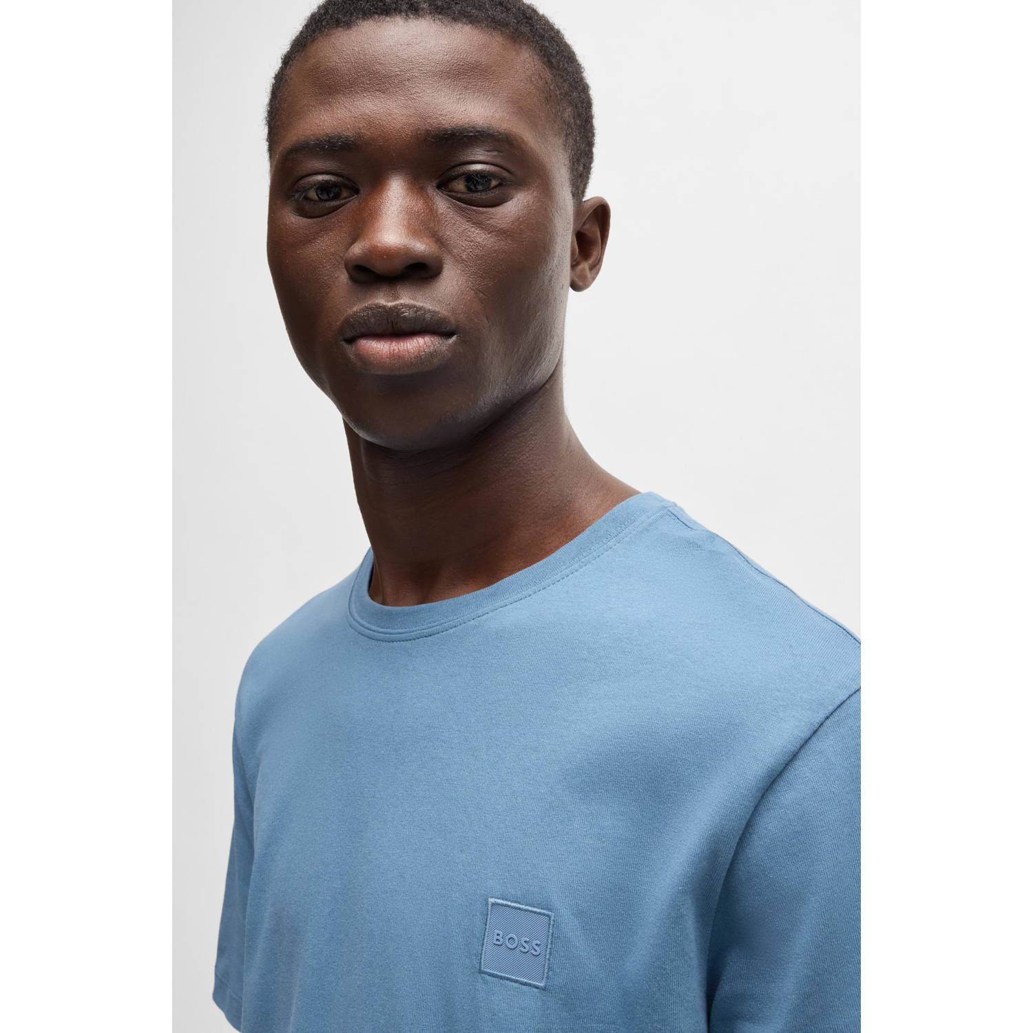 BOSS t-shirt Light Pastel Blue