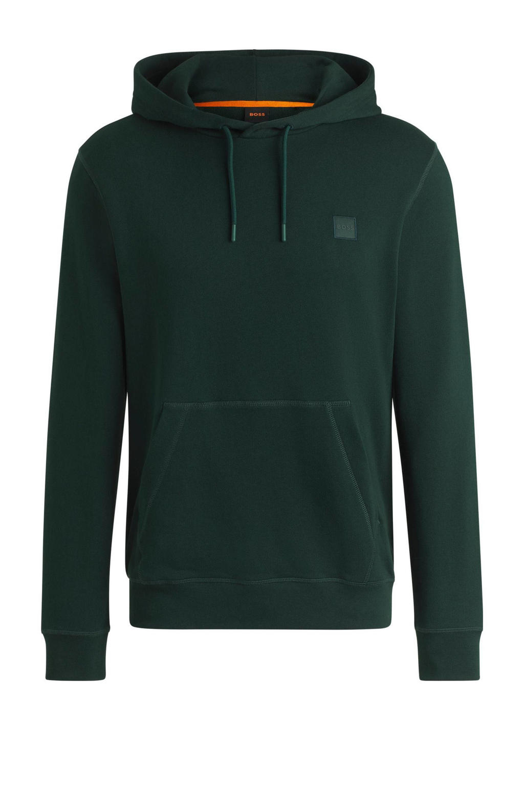 BOSS hoodie Wetalk donkergroen