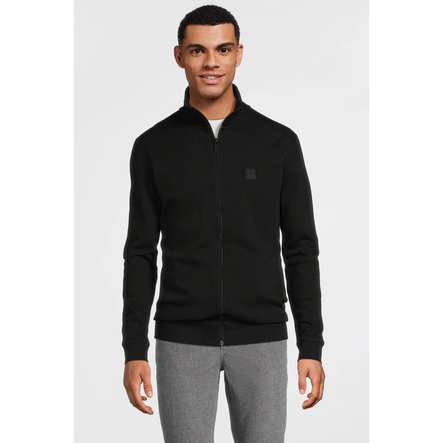 Boss Orange Sweatjack met ritssluiting