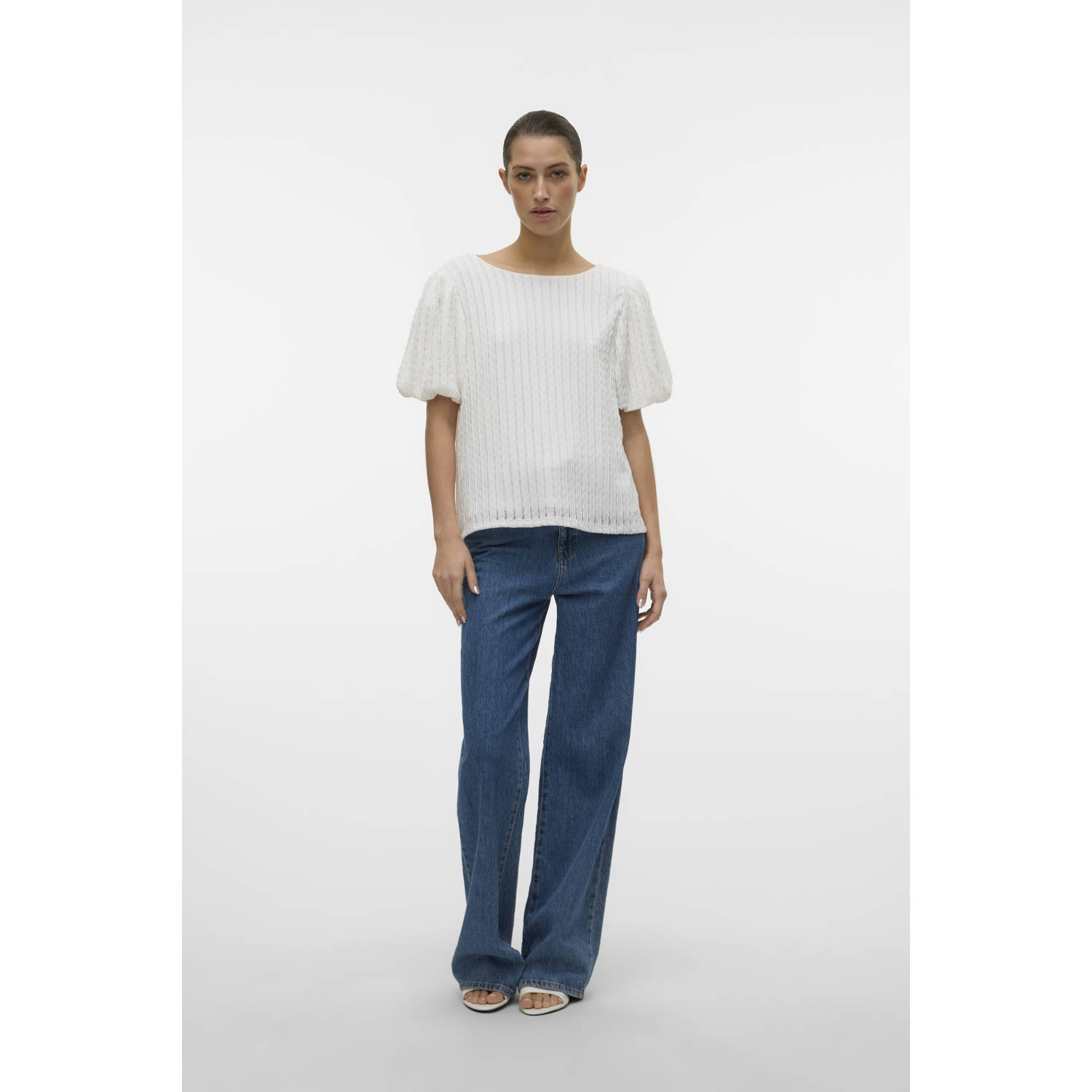 VERO MODA top ecru