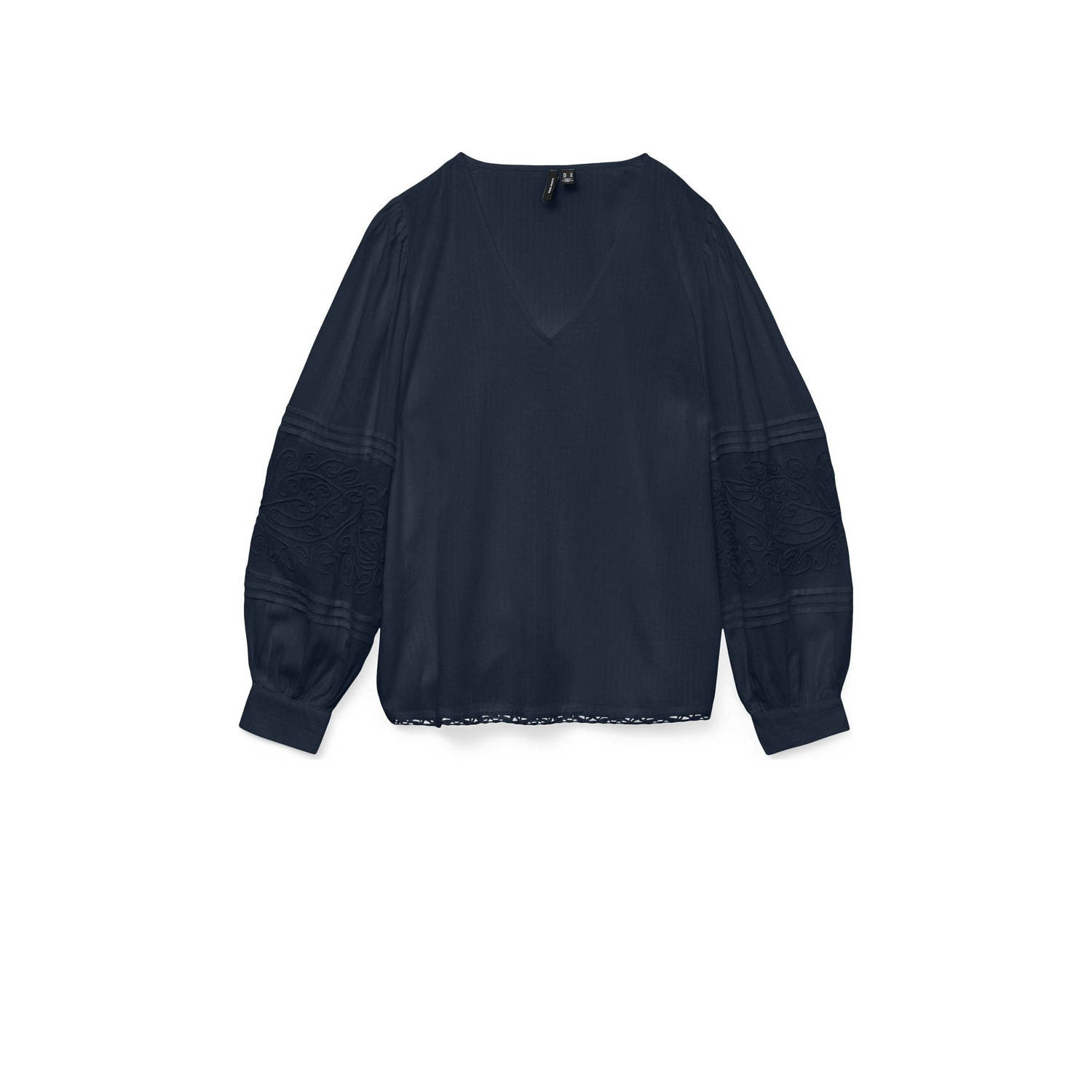VERO MODA blousetop donkerblauw