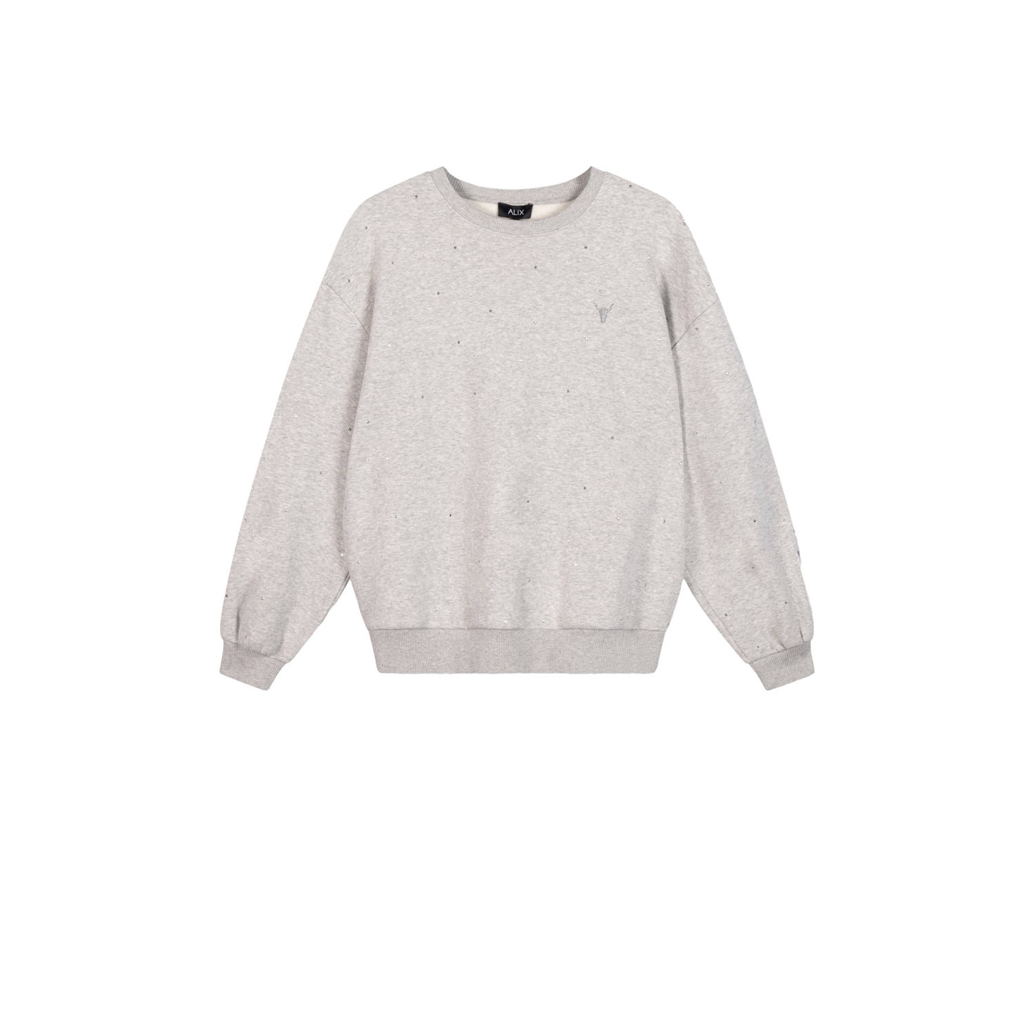 Alix The Label Stijlvolle Gebreide Kleding Gray Dames