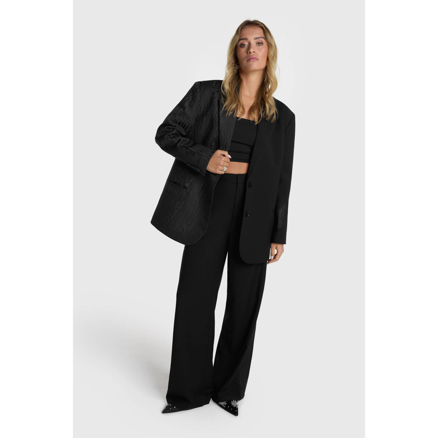 Alix The Label Stijlvolle Broeken Black Dames