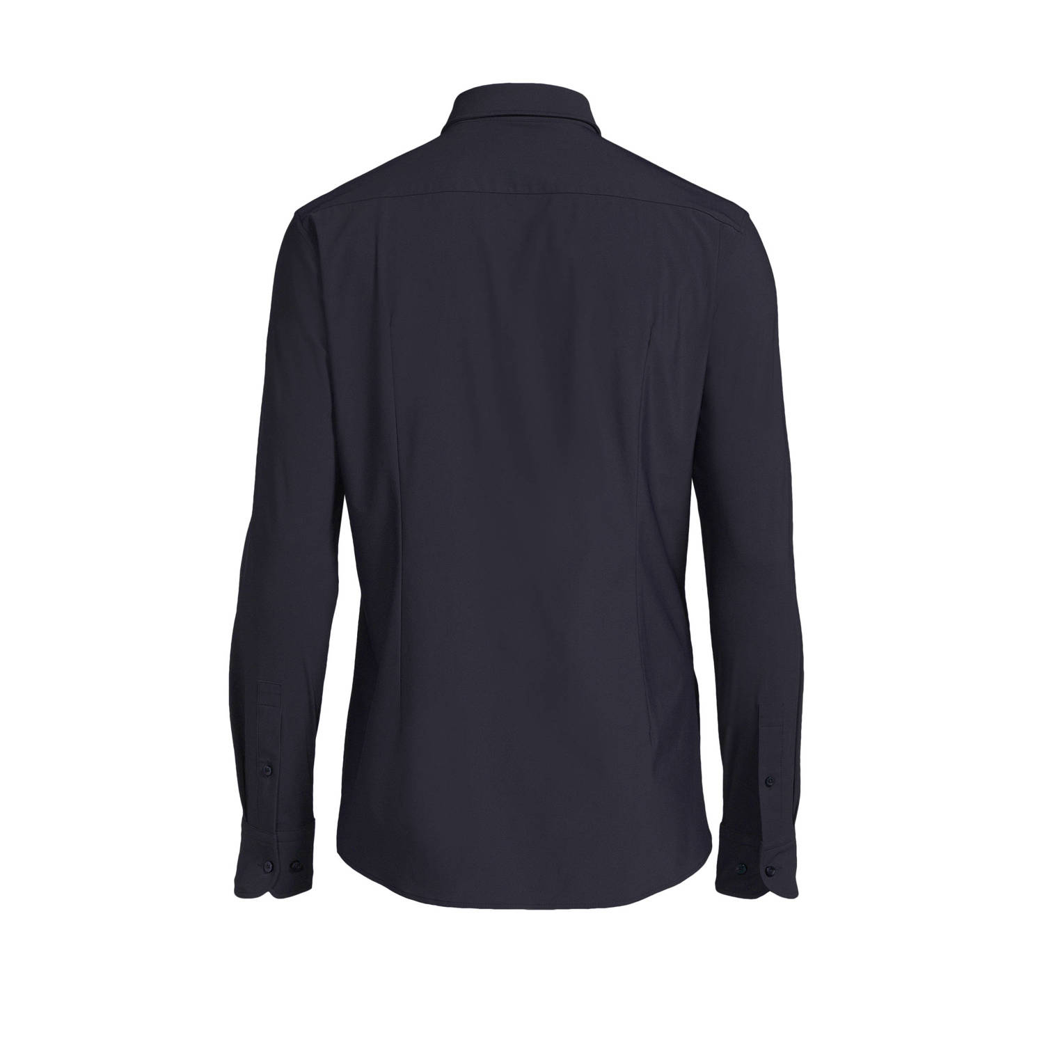 BOSS zakelijk overhemd donkerblauw