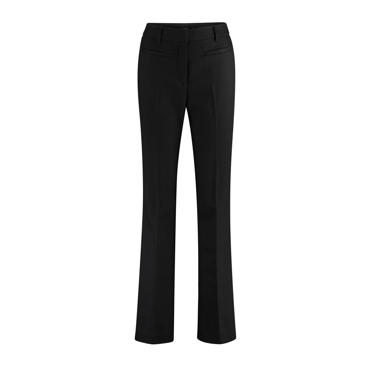 Claudia Sträter straight fit pantalon zwart