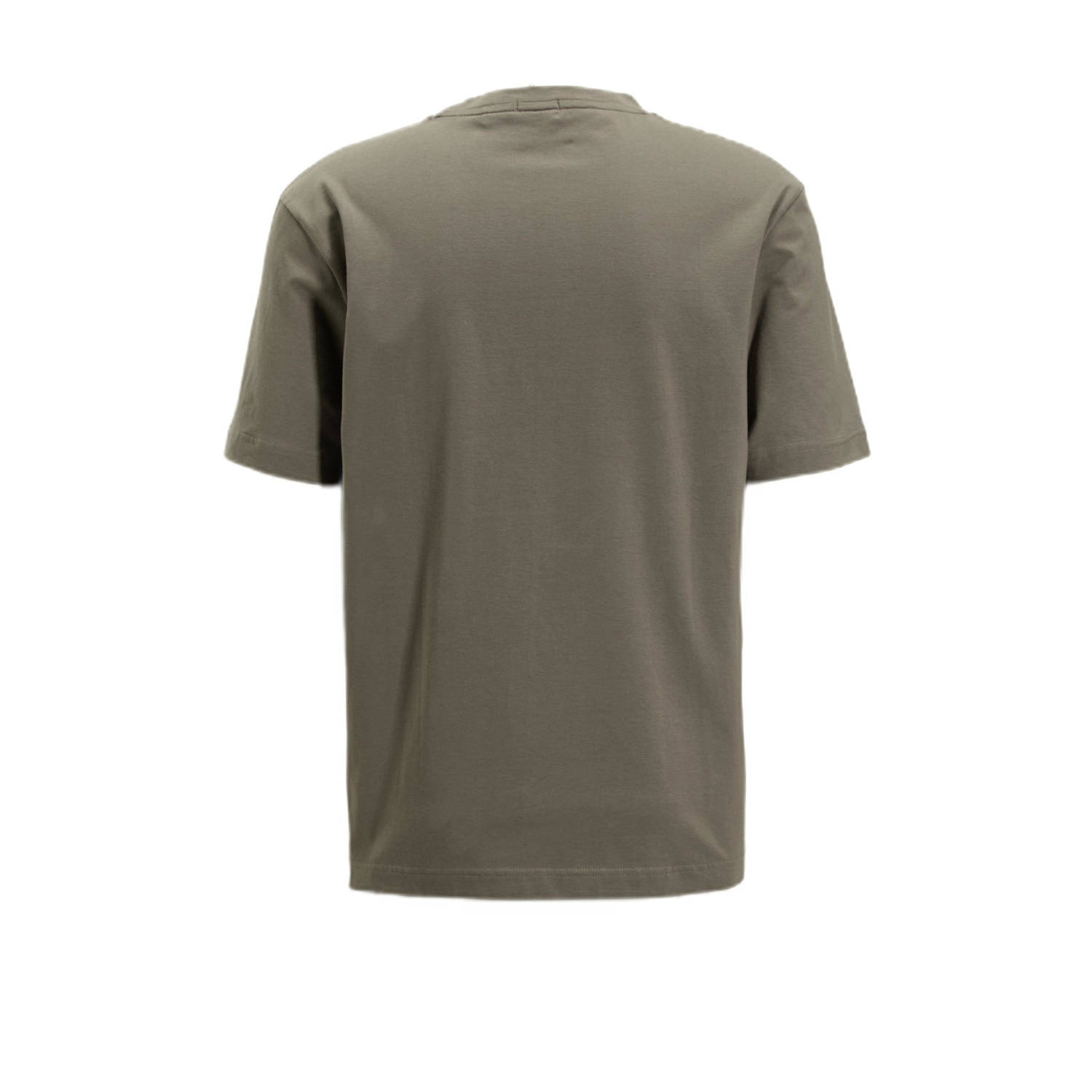 BOSS regular T-shirt TChup met logo taupe