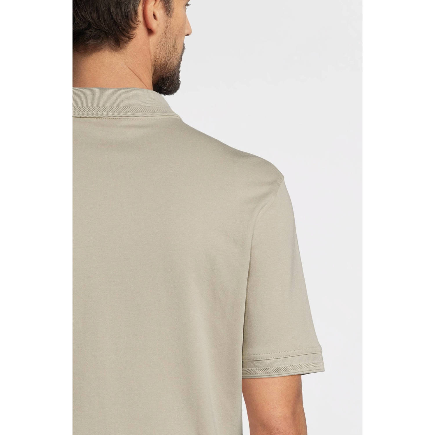 BOSS regular polo beige