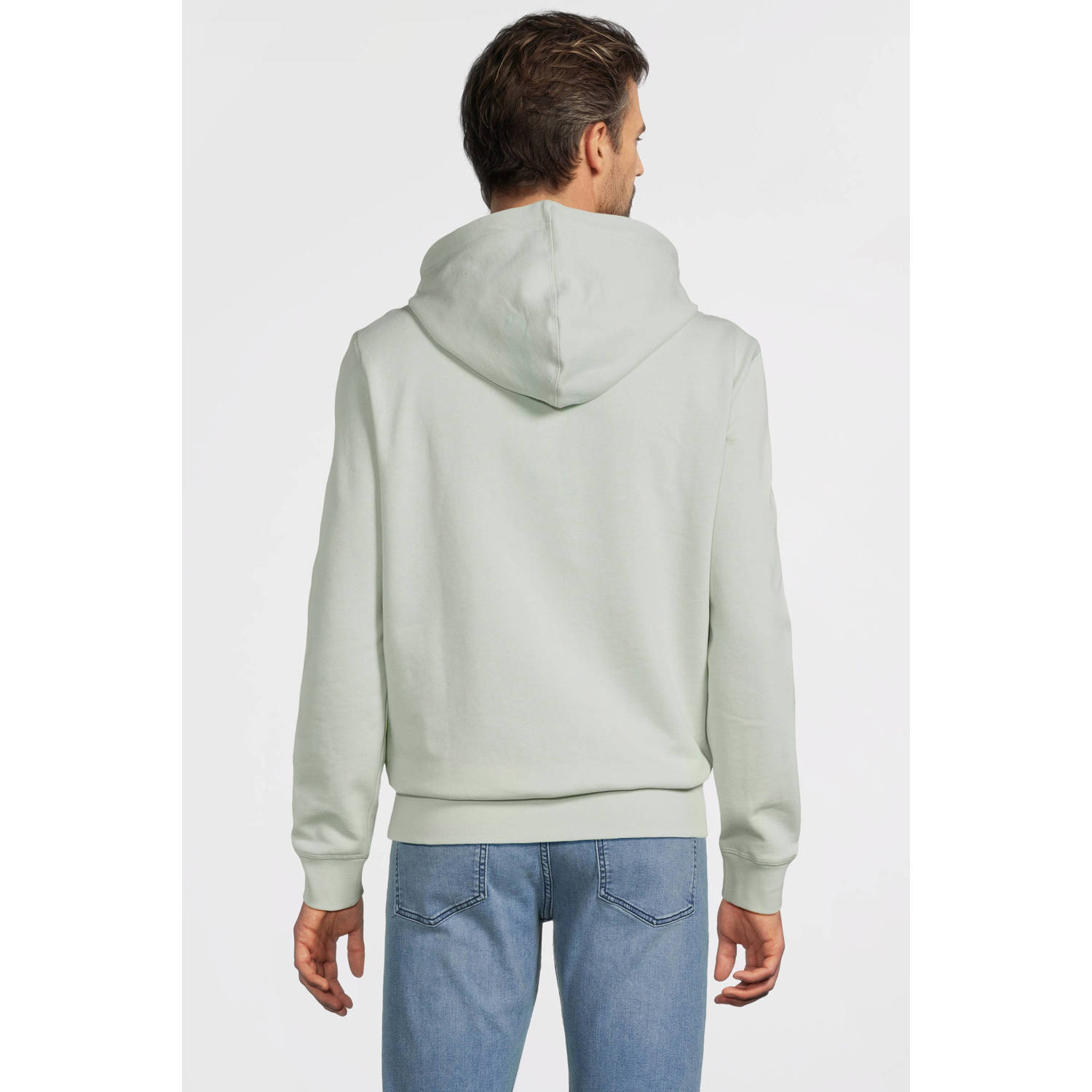 BOSS hoodie Wetalk open blue