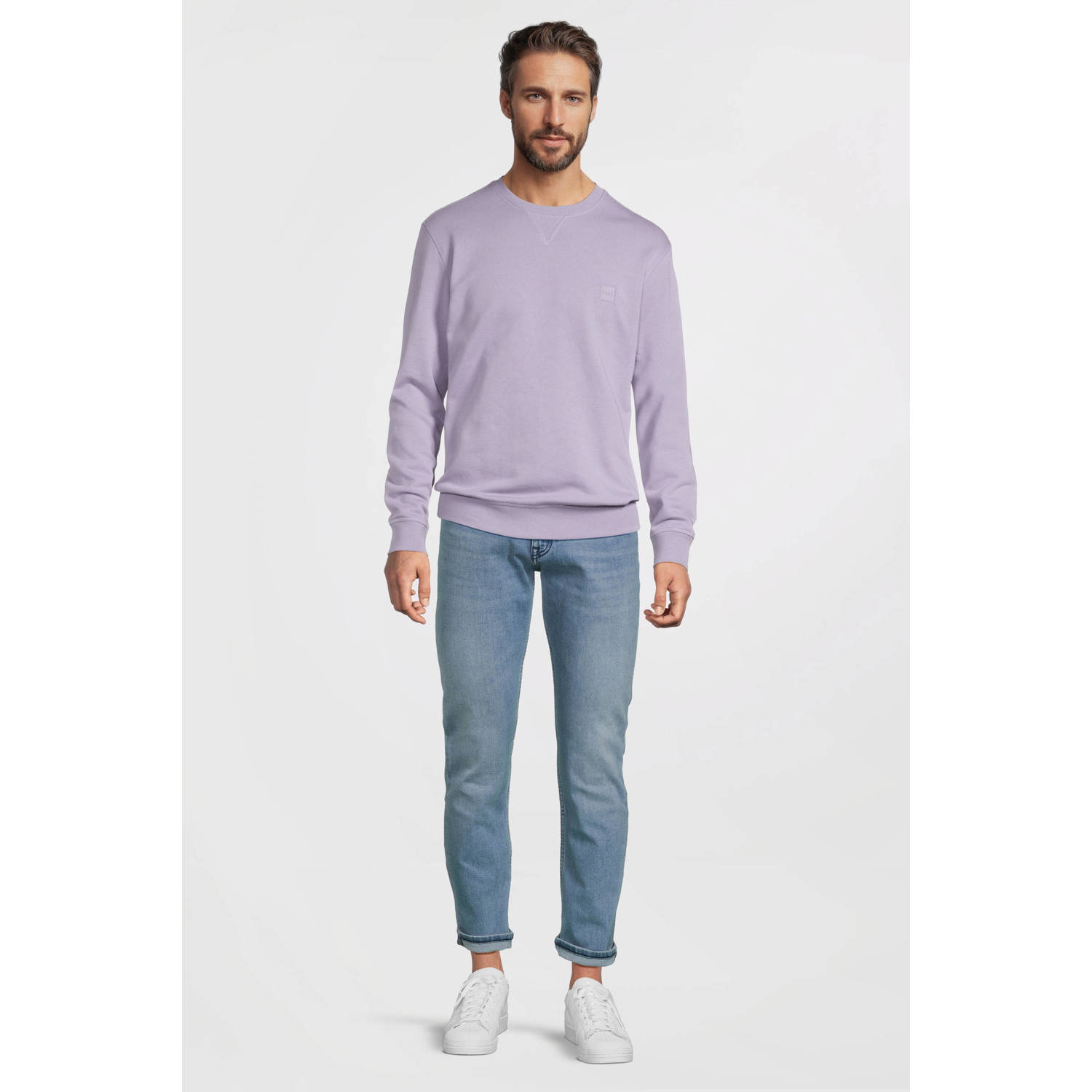 BOSS sweater paars