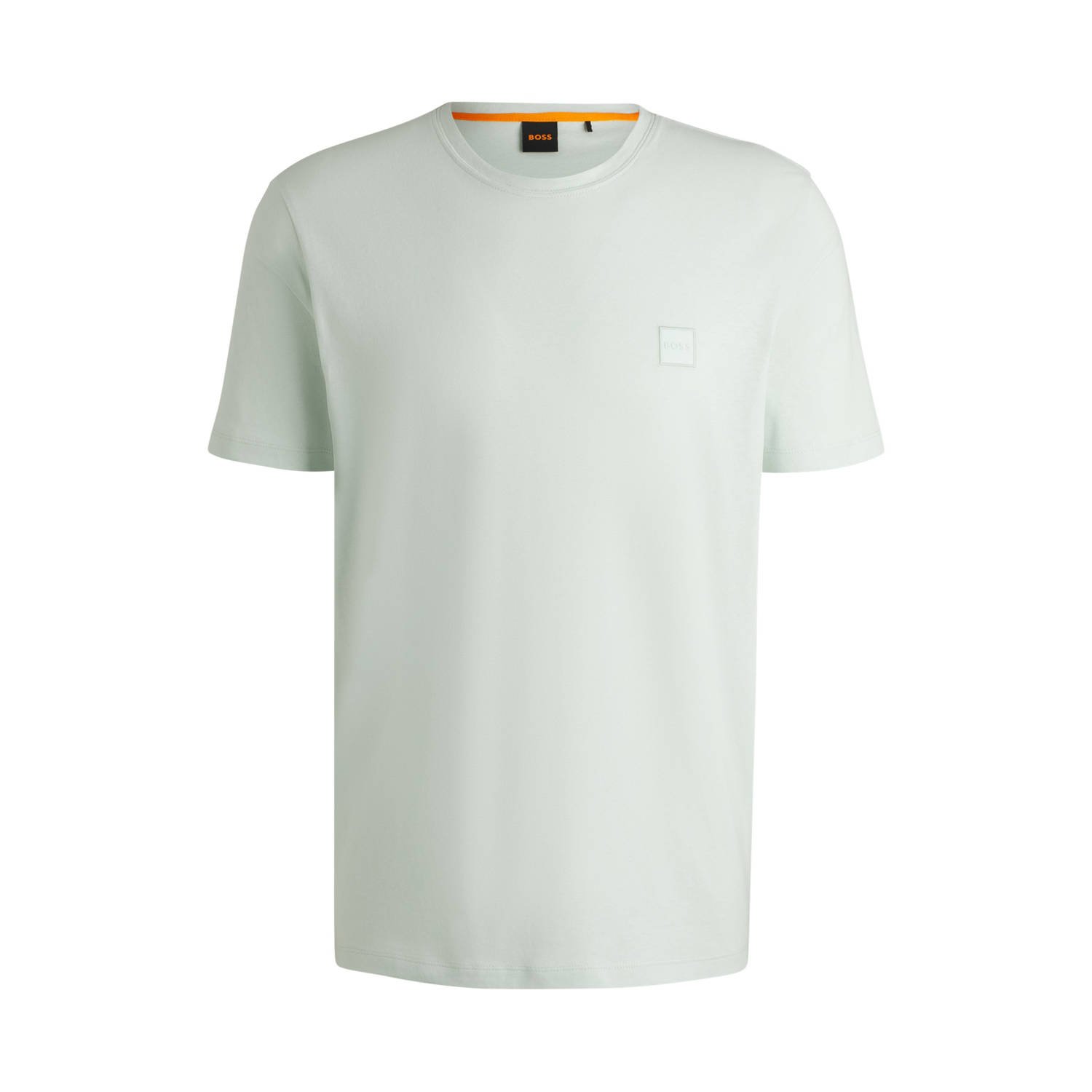 Boss Orange T-shirt Tales met boss-borduursel op de borst