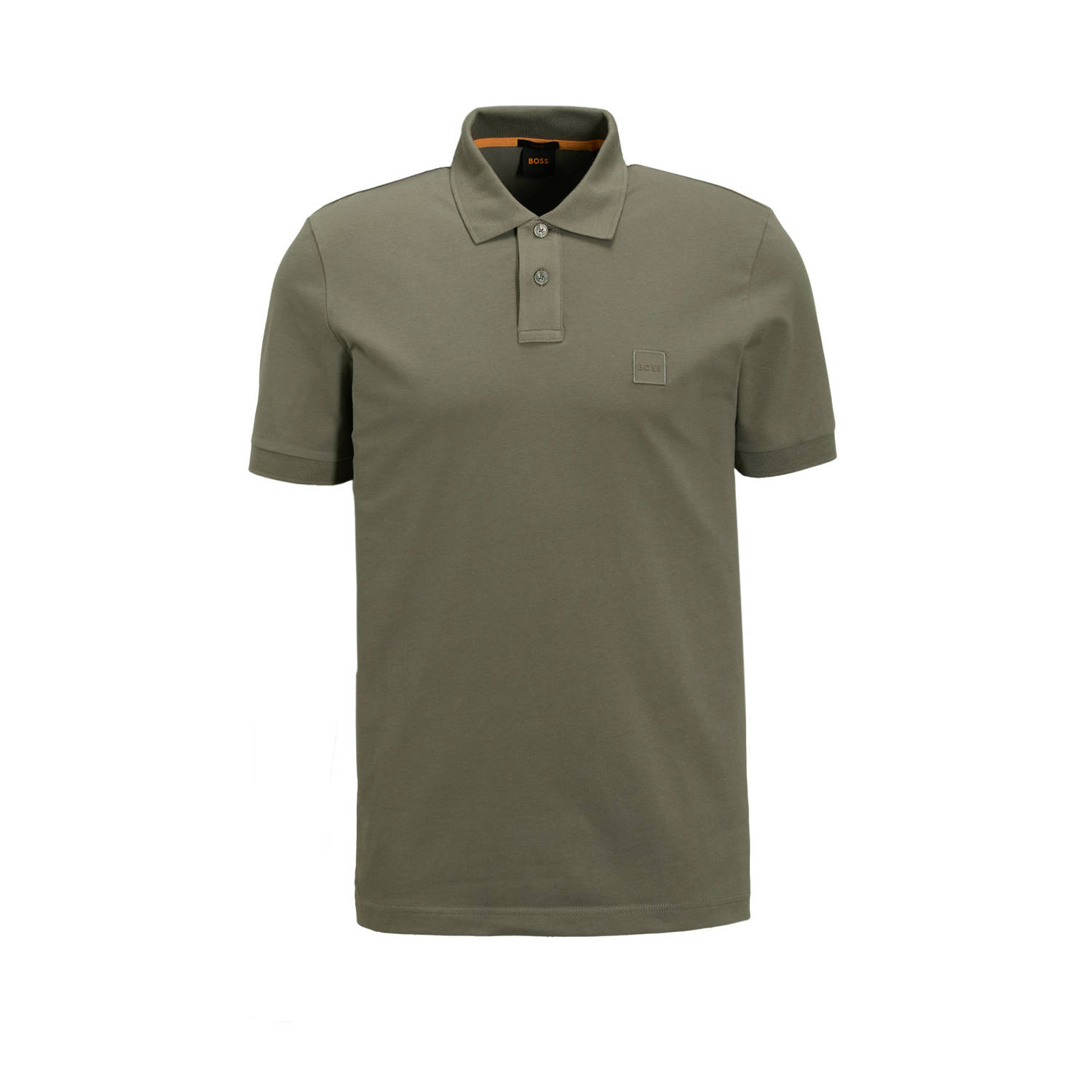 BOSS regular fit polo PASSENGER kaki