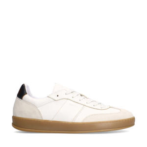 leren sneakers ecru