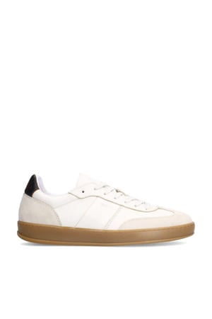 leren sneakers ecru