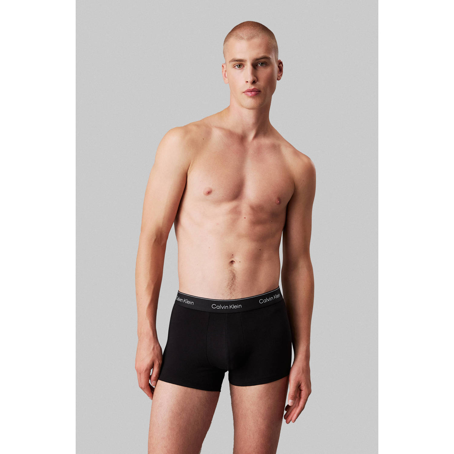 Calvin Klein Icon Cotton Stretch Trunk Boxershorts Heren (3-pack)