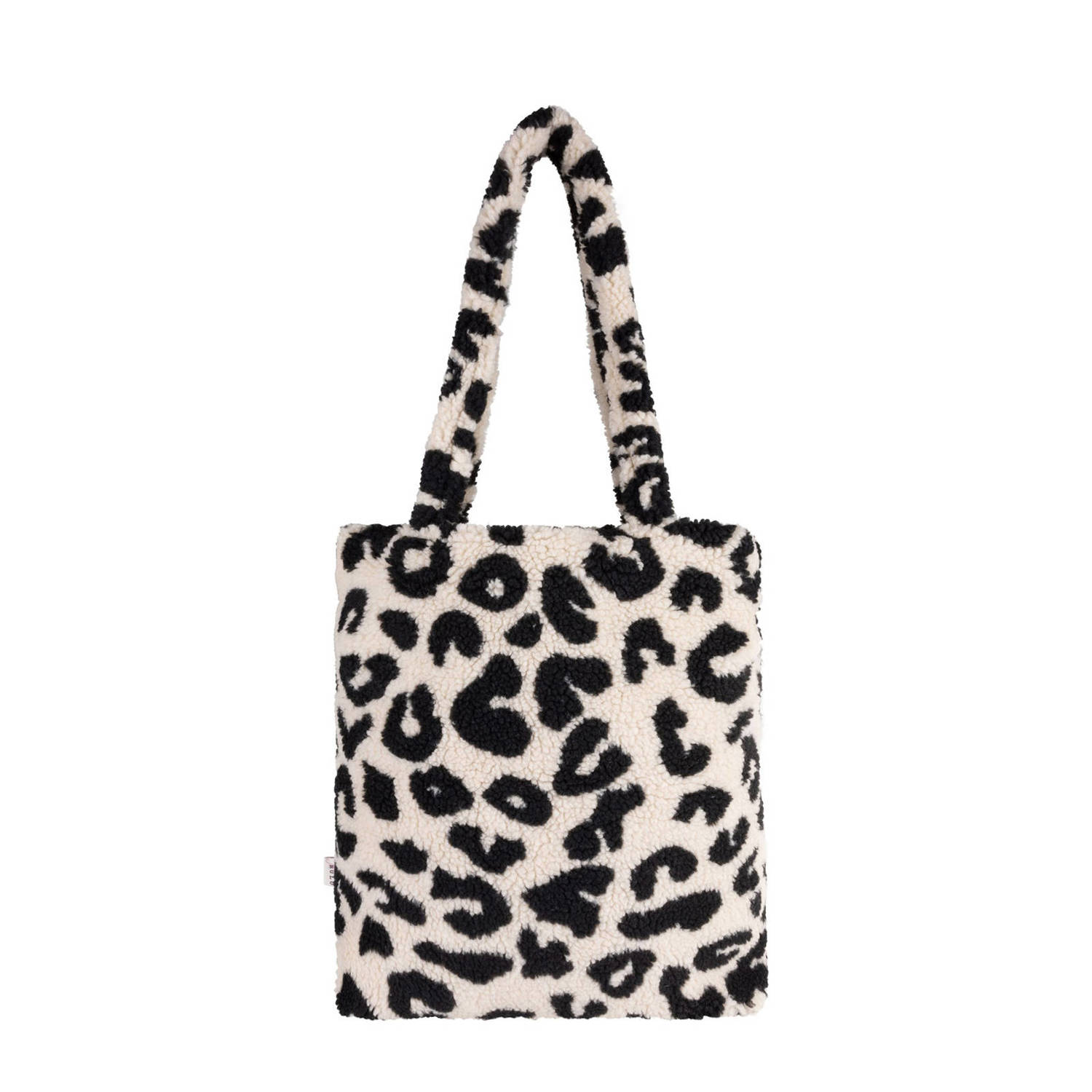 Life of Bulu teddy shopper met panterprint ecru