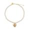 Life of Bulu parelketting met hart goudkleurig