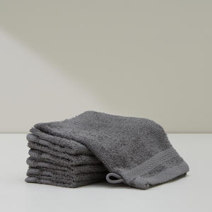 washand basic donkergrijs (set van 6) (15x20 cm)