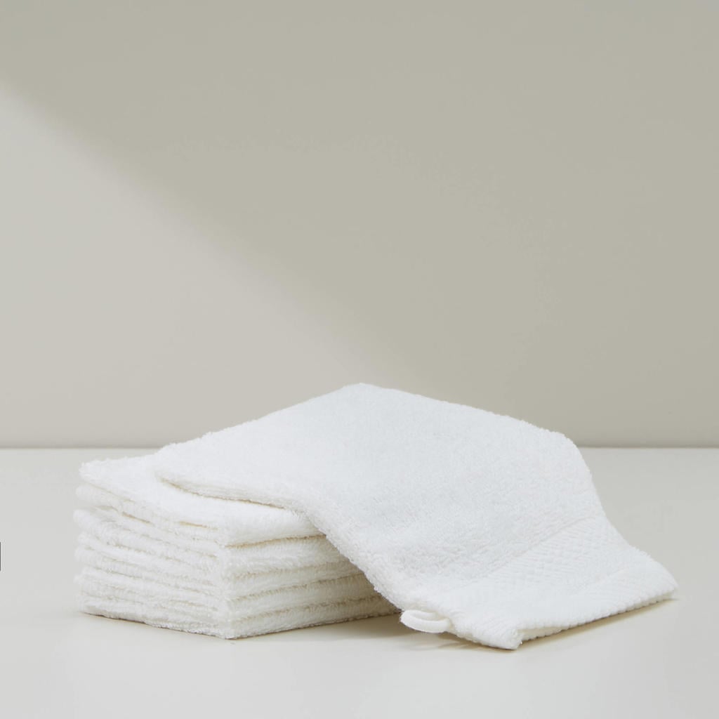 W washand basic off white (set van 6) (15x20 cm)