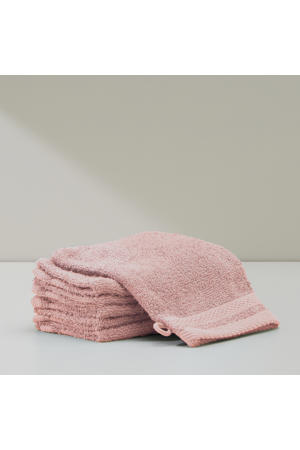 washand basic roze (set van 6) (15x20 cm)