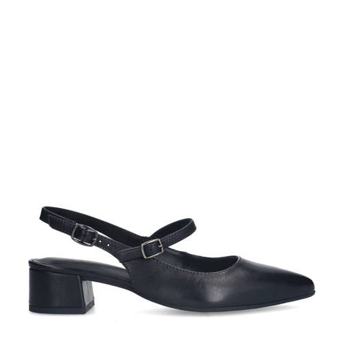 No Stress leren slingback pumps zwart afbeelding