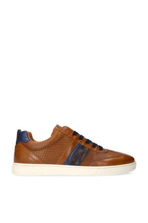 leren sneakers cognac