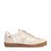 No Stress leren sneakers goud