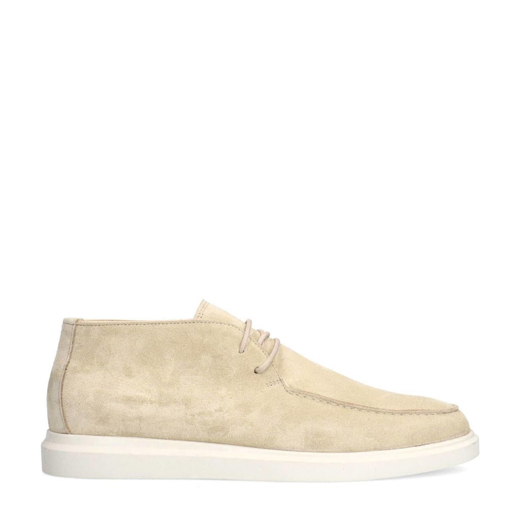 Beige heren Manfield suède veterboots